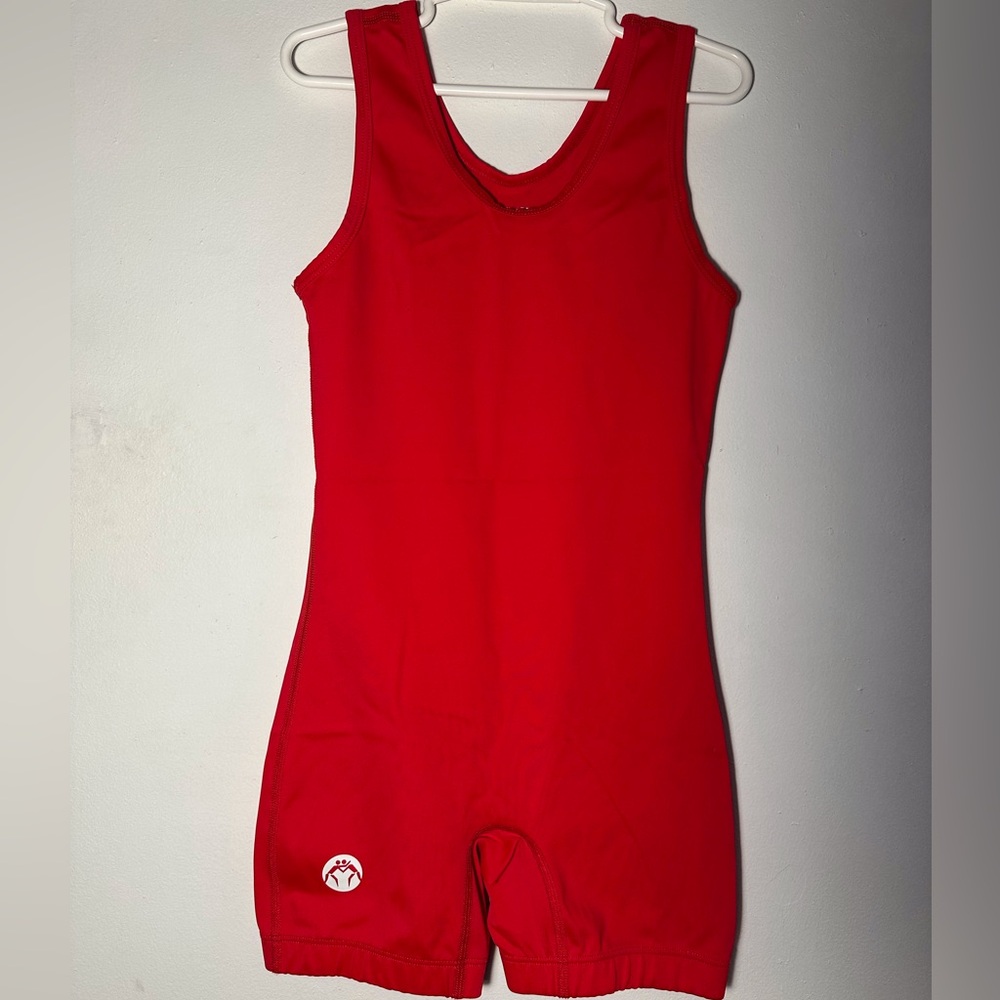 Wrestling Mart Red Singlet shorts 3XS